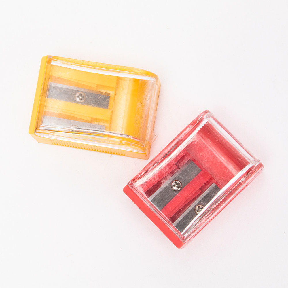 School Kids Stationery Dual Hole Pencil Sharpener 11mm