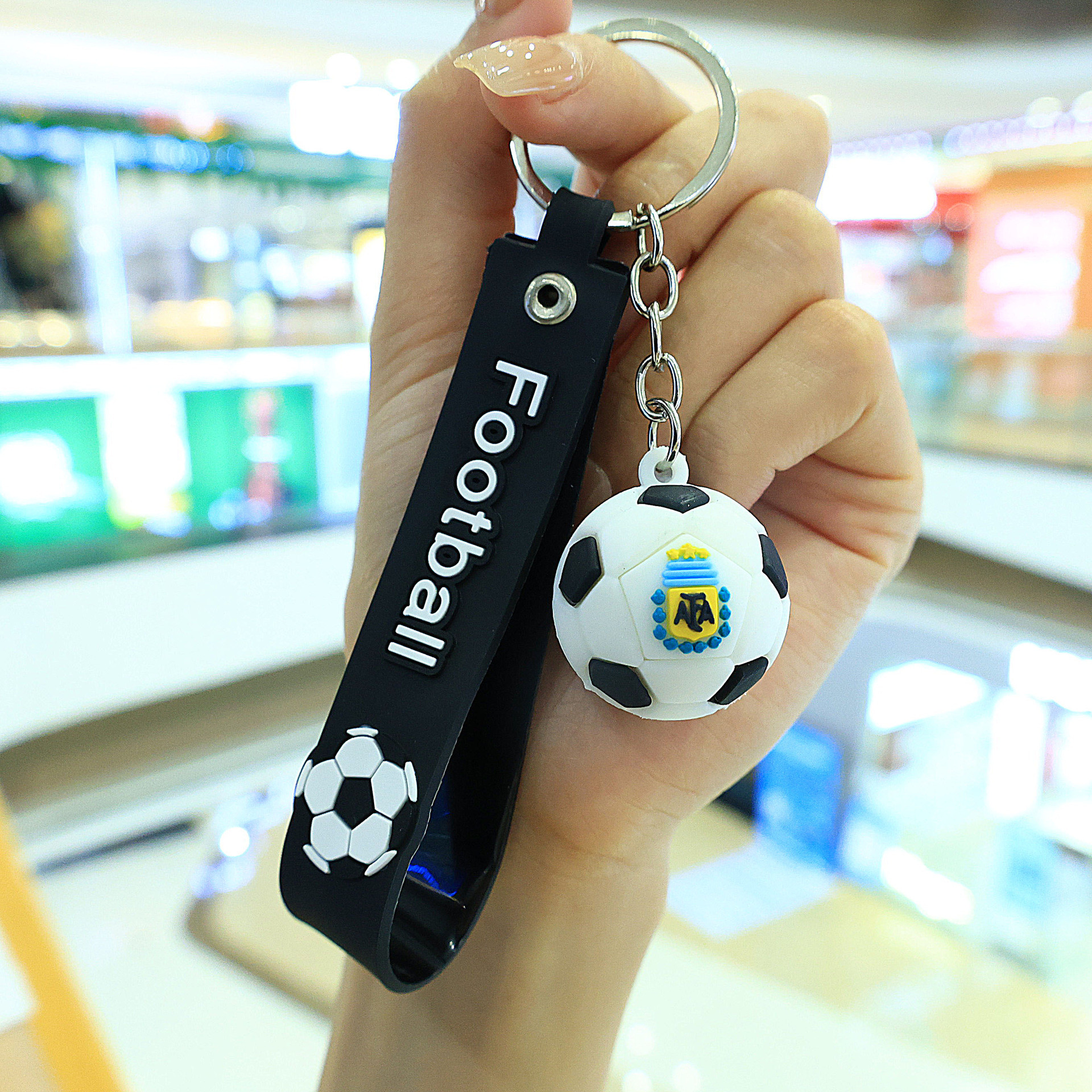Football Keychains Accessories Cute Kawaii Key Chain Non-Toxic for Kids Boys Girls Women