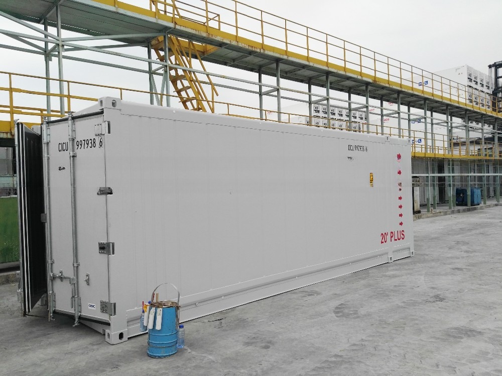 Customized Dimension 23ft BV Certified Refrigerator Storage Container -30- 30C Temperature Range 380/440V