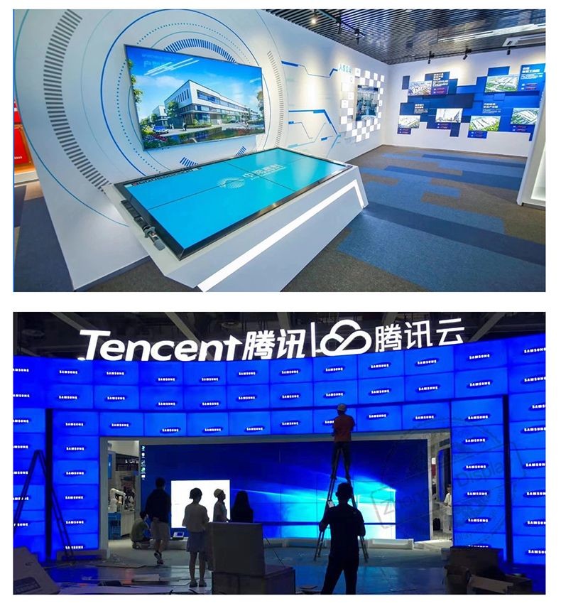 High Definition 46" 1.7mm bezel LCD DID Video wall 3x3 for Seamless Video Wall Panel Size