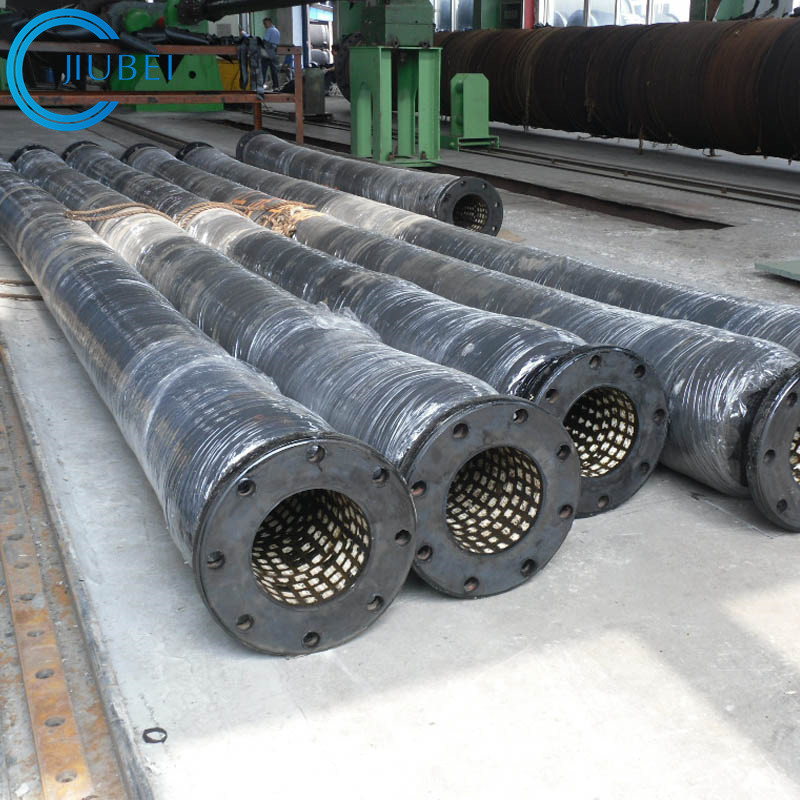 3000 PSI Armoured Rubber Discharge Hose Materials Burst Pressure Of 12000 PSI