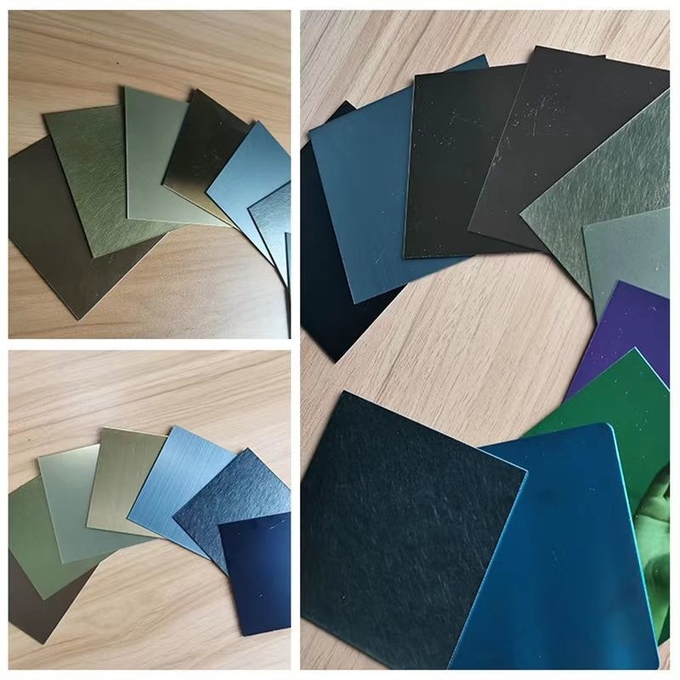 Brushed Hl 316l Stainless Steel Sheet gold plated Stainless Steel Plate