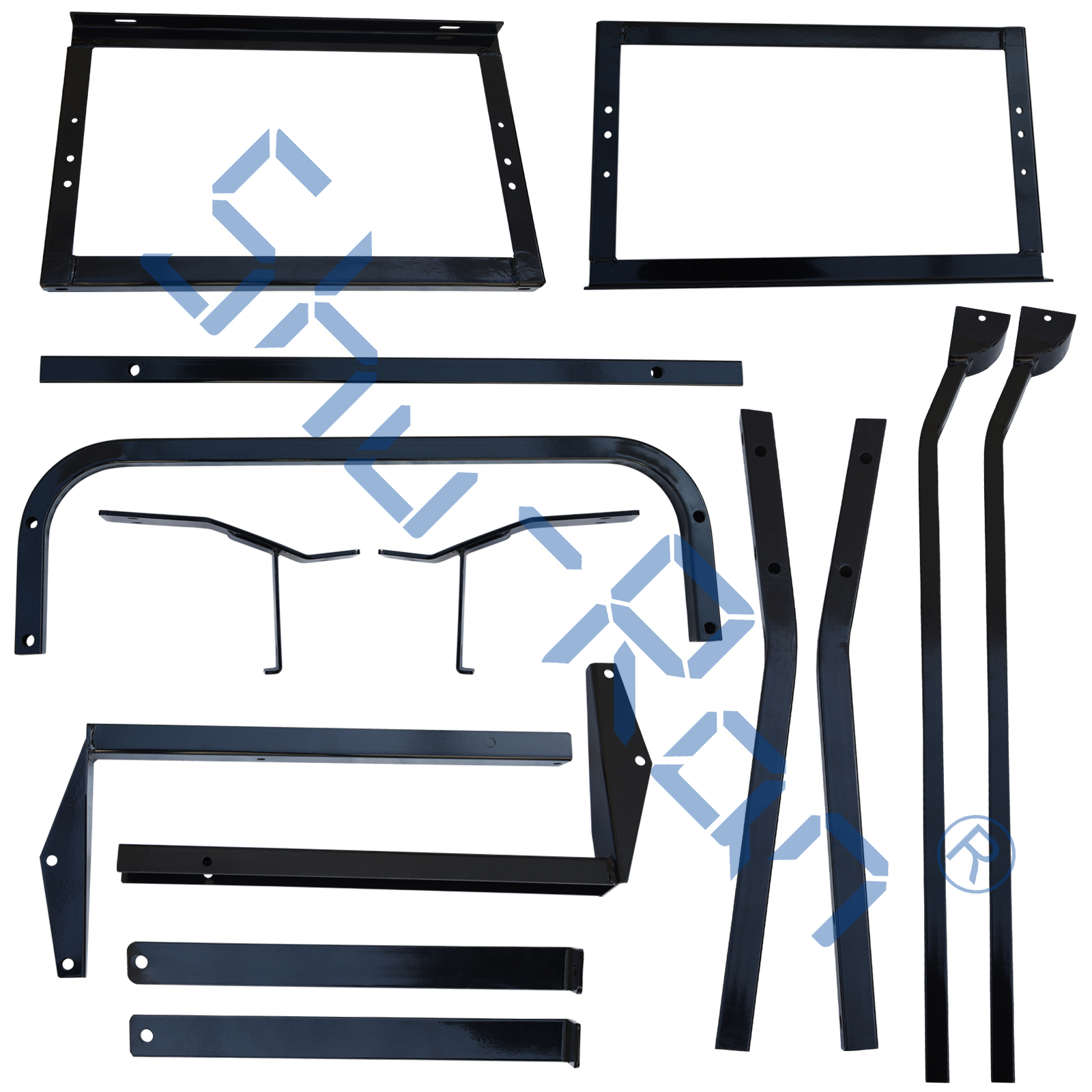 Golf Cart Steel/Aluminum Cargo Box Brackets for Club Car Precedent