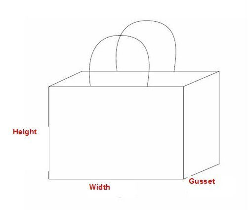 Jewelry packing paper bag