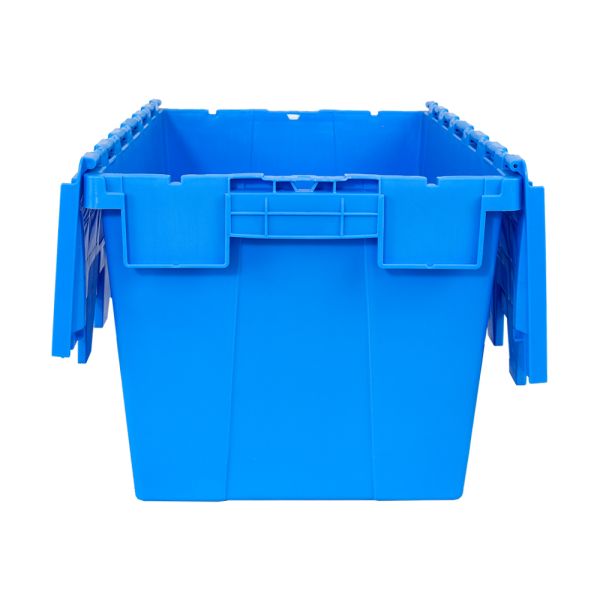 Heavy Duty Logistic Nestable Stackable Plastic Storage Moving Boxes with Folding Style