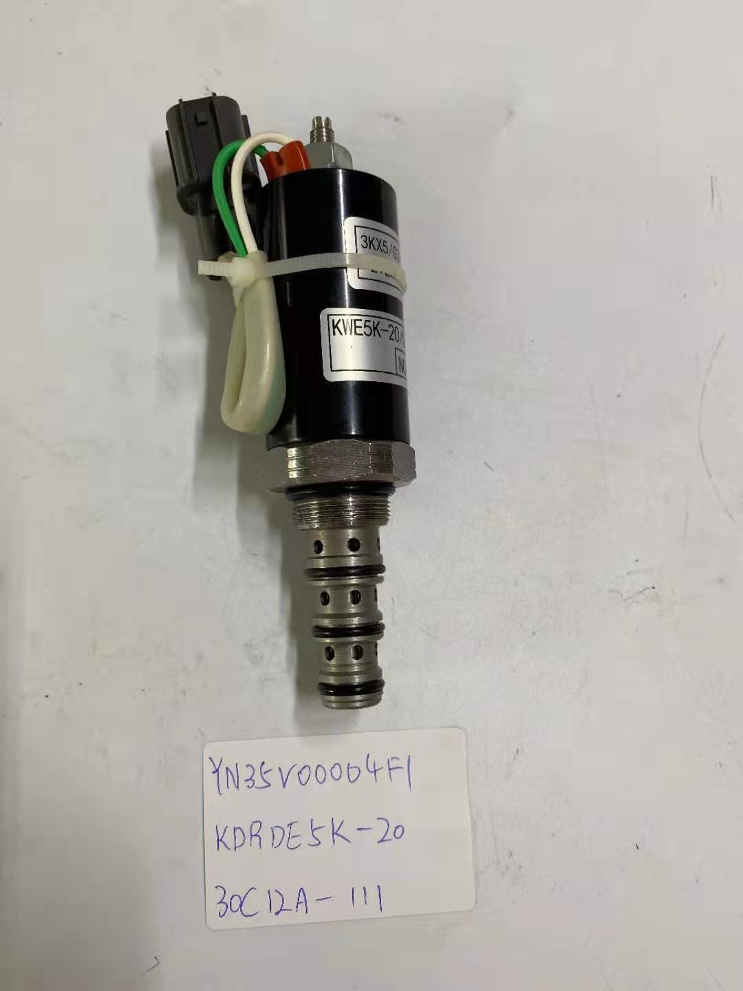SK200-2 XCG220/230/240 Hydraulic Pump Solenoid Valve YN35V00004F1 KDRDE5K-20 30C12A-111