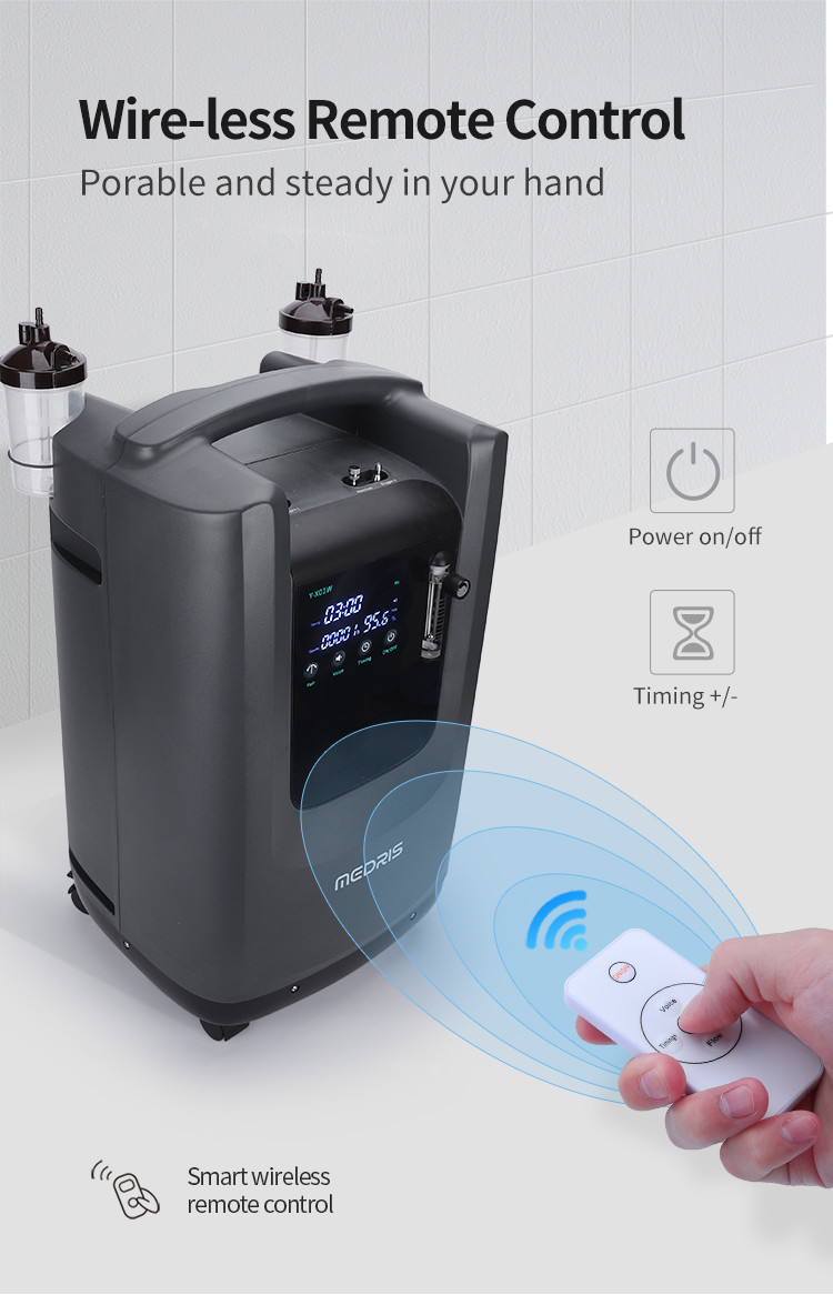10L Stable Efficient Medical Oxygen Concentrator Household Portable Oxygen Generators