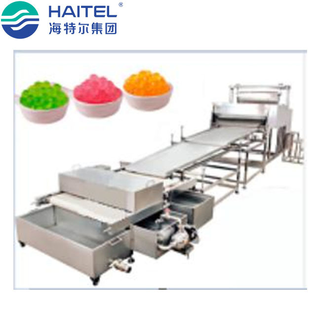 PLC Stainless Steel 200kg/H Popping Boba Making Machine Factory Use