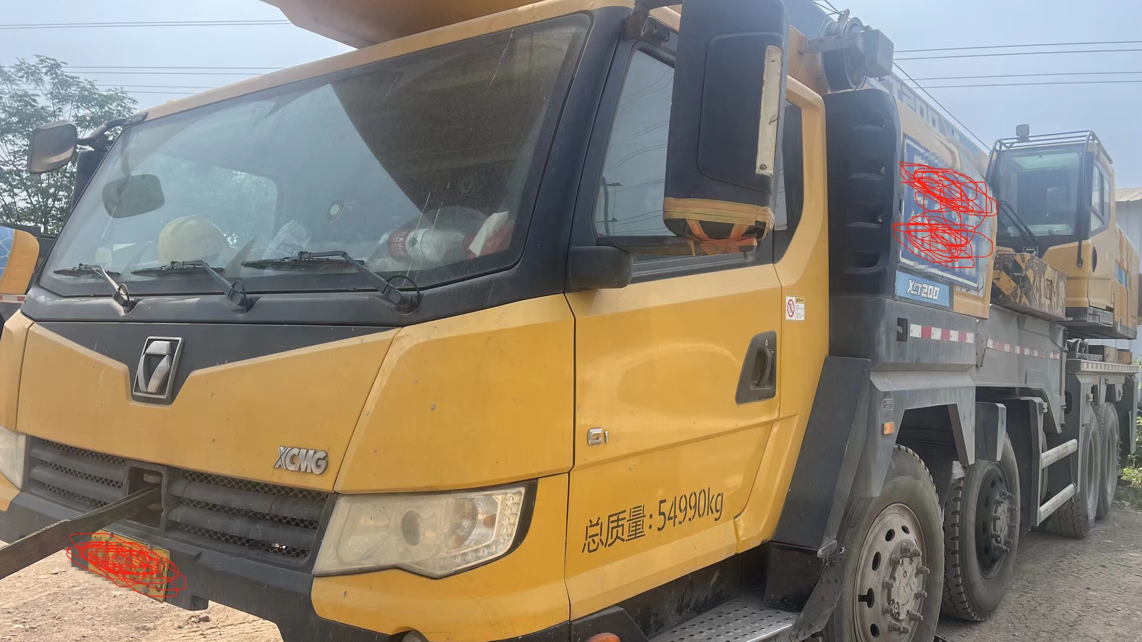 XC MG XCT100 100 Ton Mobile Hydraulic Truck Crane Heavy Lifting with After-sales Service