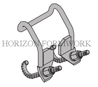 Safety Platform Wall Formwork Systems Scaffold Board Brackets For Pouring Concrete