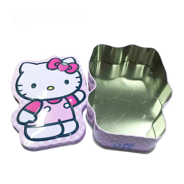 Vintage Embossed Hello Kitty Butter Biscuit Tin Container With Lid Bulk
