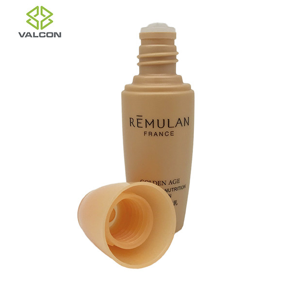 Empty Plastic Tube Bottles Orange Screw Cap Silk Screen Printing 20 ML