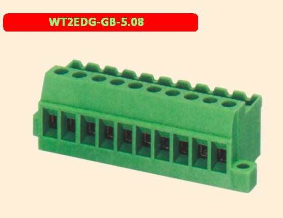 Pluggable 300V Screw Connector Block 5.08mm Screw Type Terminal Blocks