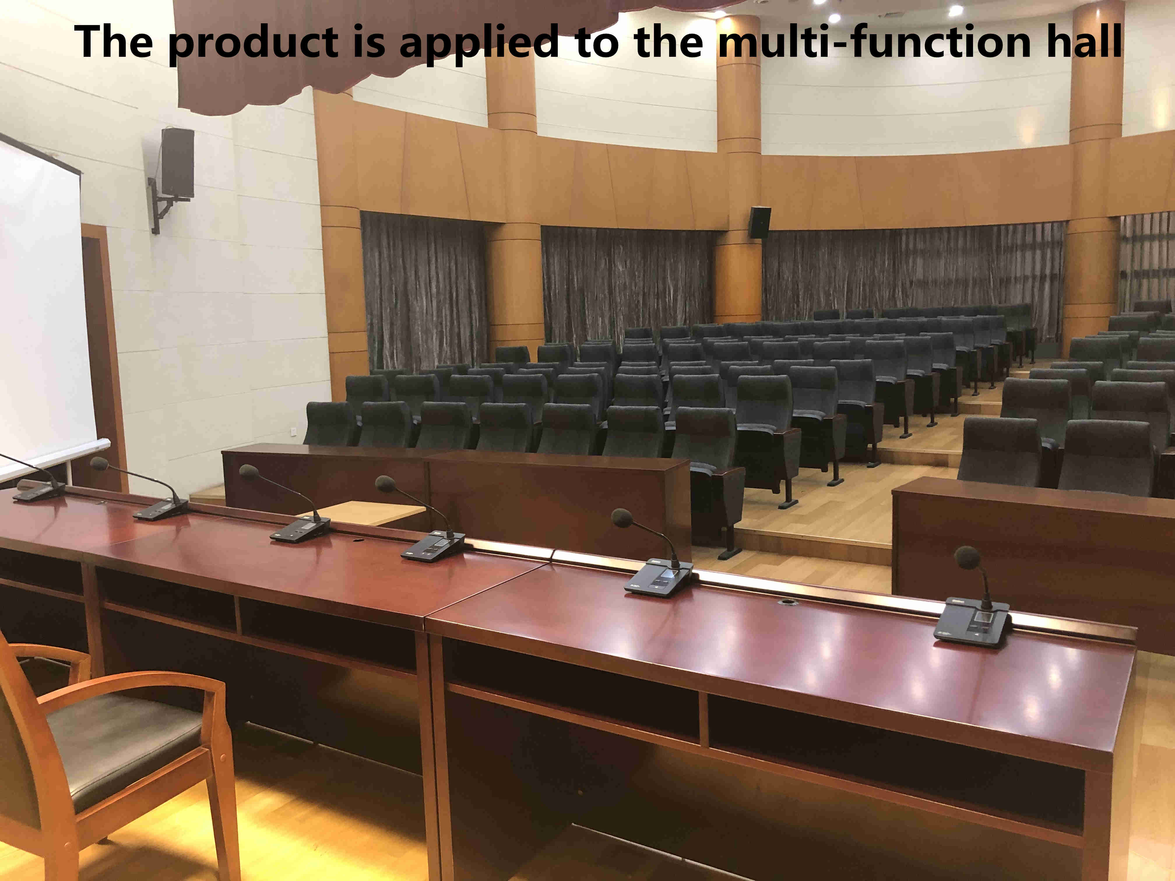 Cardioid Directional XLR Gooseneck Microphone Wireless Conferencing System 30MHz Bandwidth