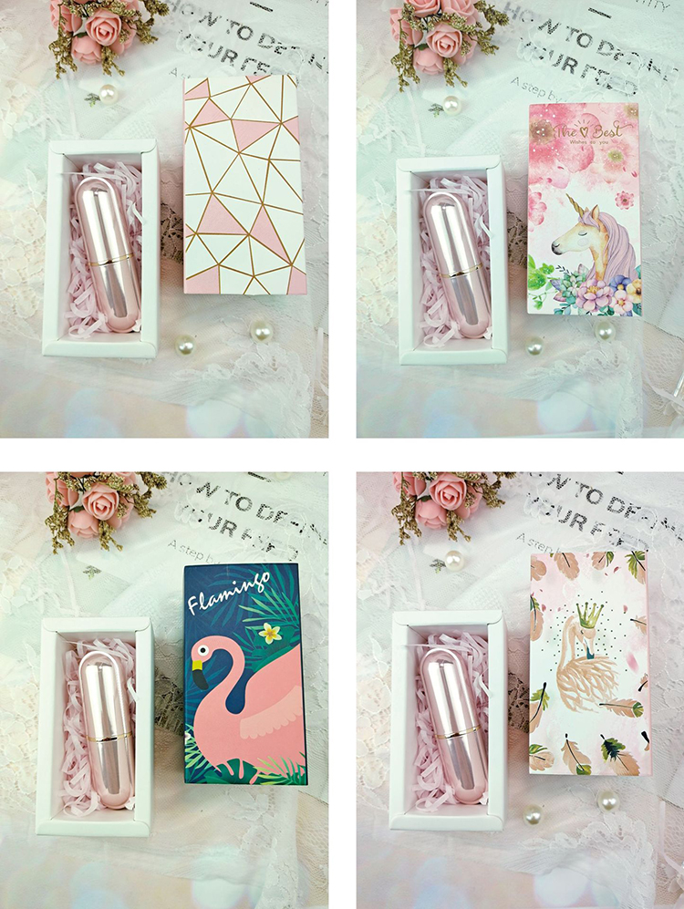 Valentines Day Wedding Biscuit Candy Box Cosmetic Folding Paper Package Gift Box Lipstick Package Drawer Box