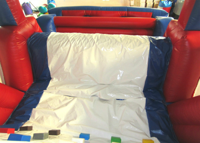 Funny Sports Games Obstacle Course Bouncer , Indoor Playground Obstacle Bouncy Castle