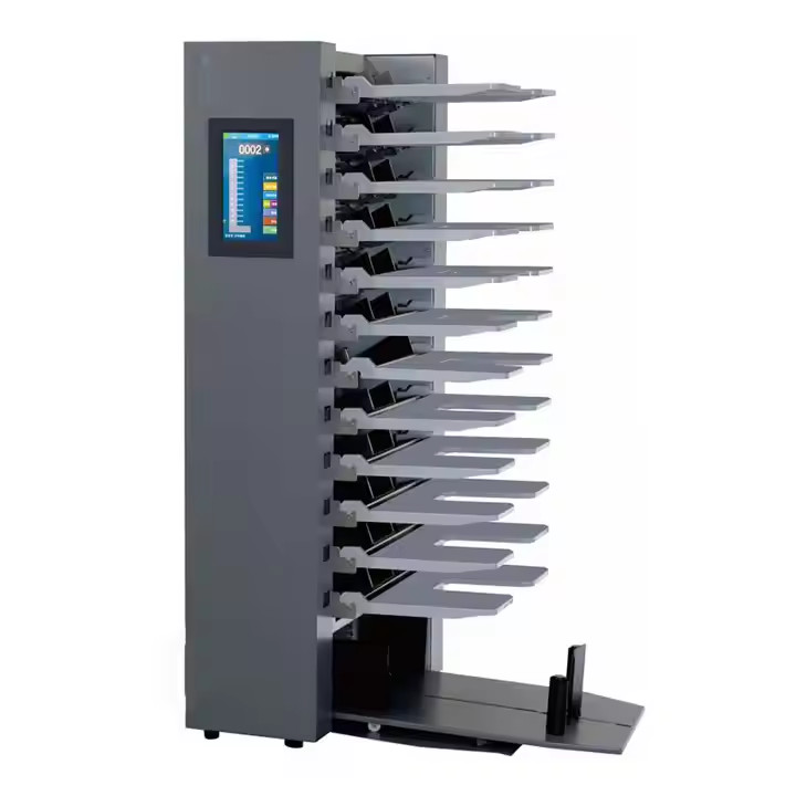 Touch Screen Automatic Collating Machine A3 A4 Paper Collator Office Printing Shop Use Collator Machine Equipment