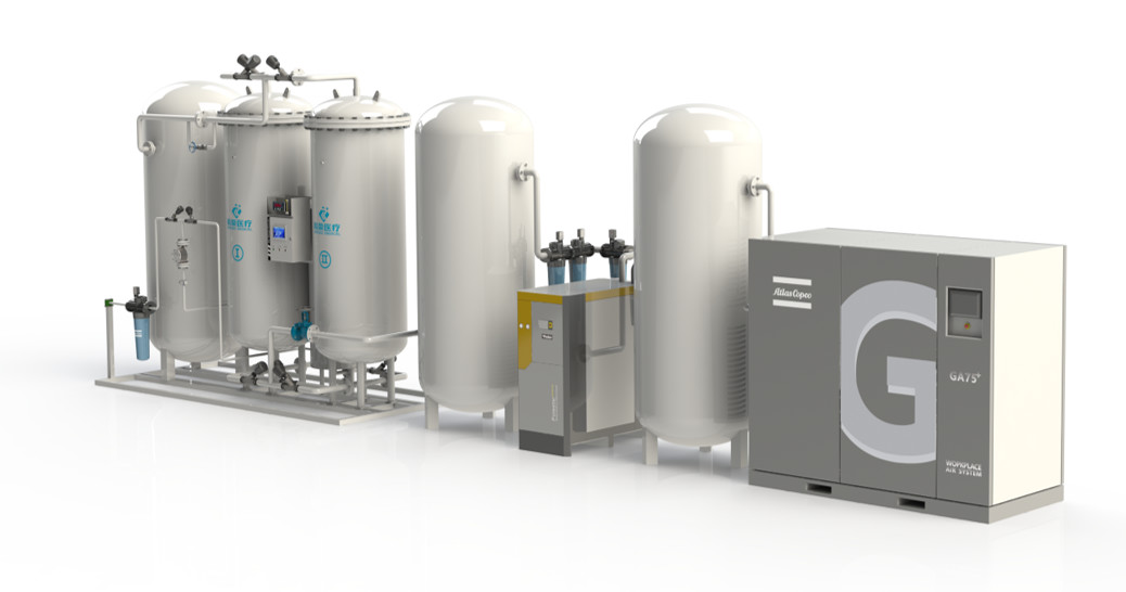 Mini Oxygen Gas Generators With CE Grade Without Pressure Vessel