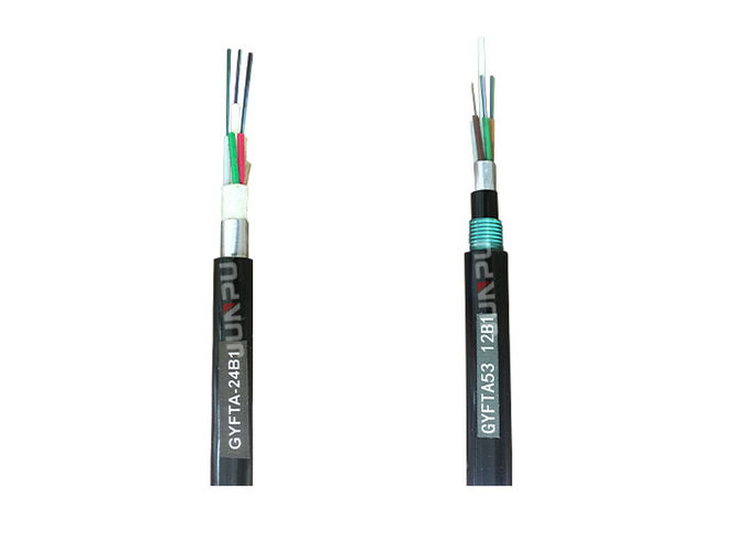 24 Core GYFTA53 Outdoor Fiber Optic Cable 1km Per Price Armoured ROHS