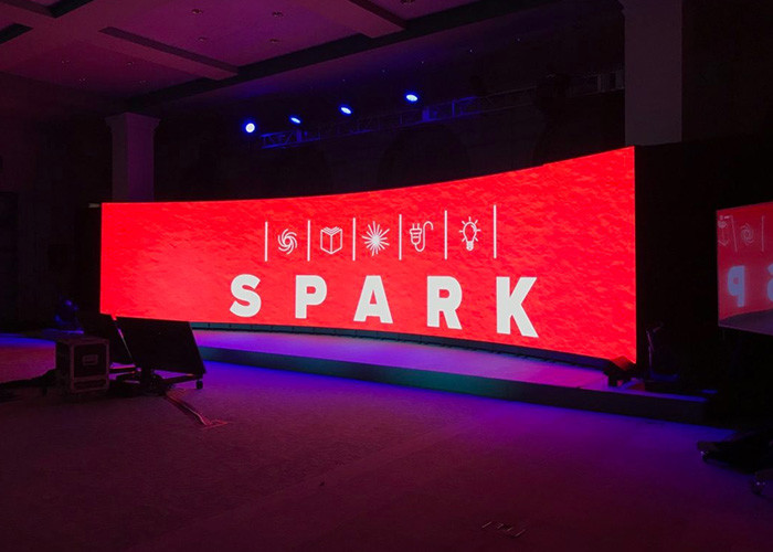 HD SMD2020 P2.5 P3 Indoor Full Color Led Display Curved Soft Screen
