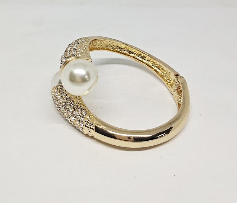 Crystal Bracelet Bangle for Women Gold Silver Color Wedding Bracelets & Bangles Jewelry Gift