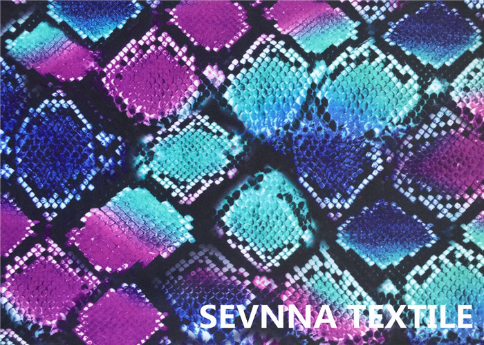 Knitted Fabric Recycled Nylon Fabric Ink Jet Direct Digital Printing Chlorine Proof
