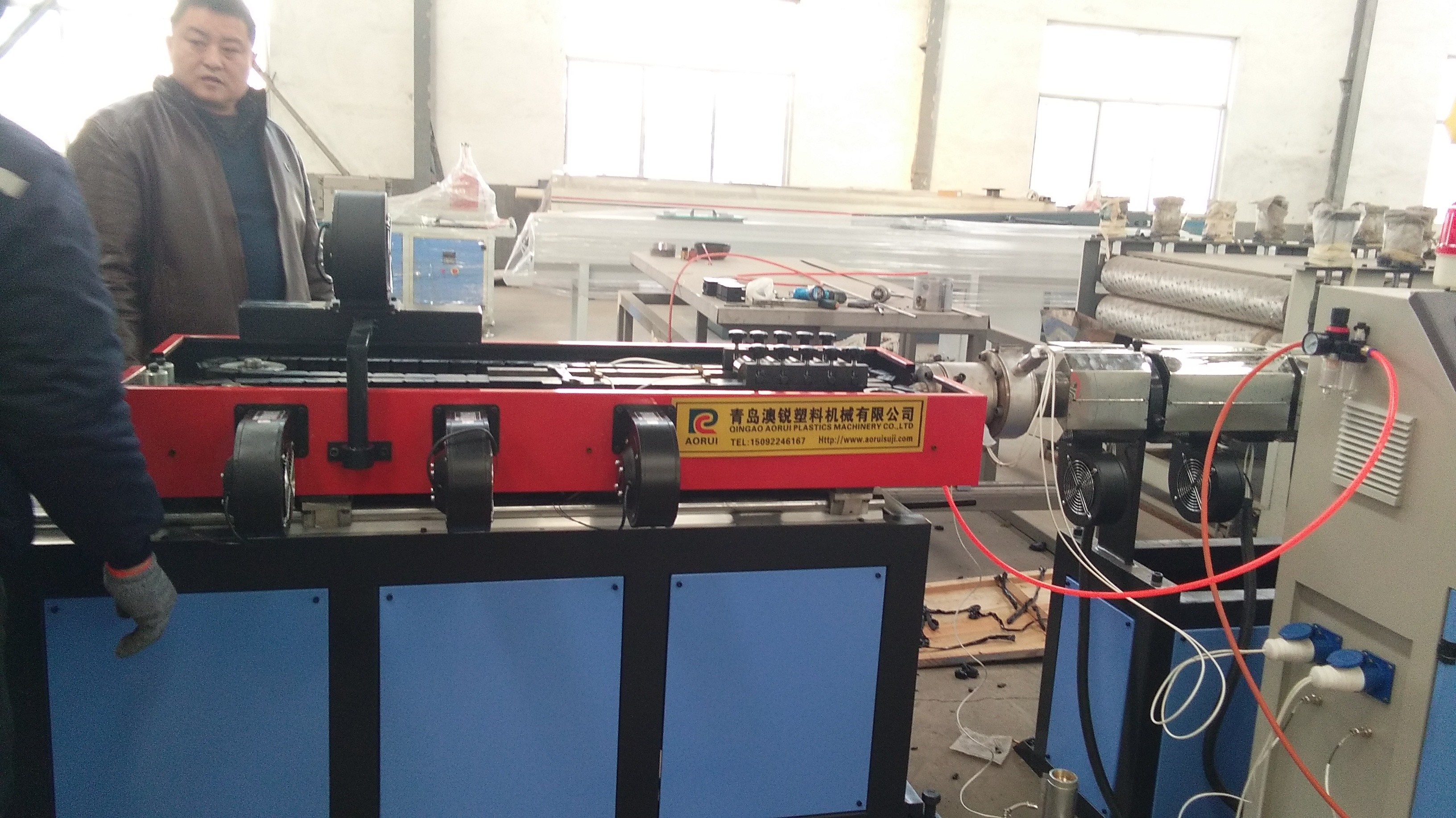 20m/Min PA Corrugated Plastic Pipe Extrusion Line Good Flexibility