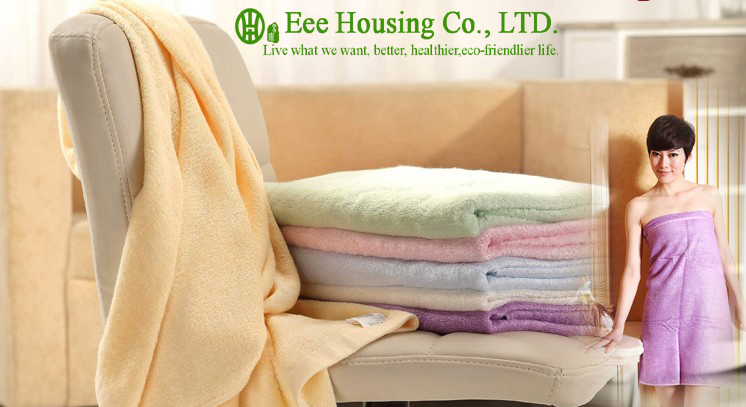 Moisture Absorption and Ventilation Bamboo Fiber Bath Tower, 70cm*140cm,anti-bacterial organic bamboo towel,Quick-Dry