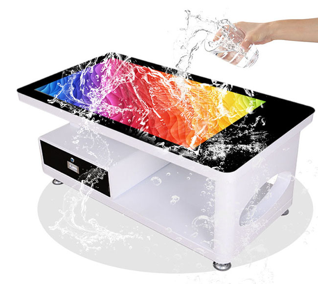 55 Inch For Game/Advertising/Exhibition LCD Interactive Capacitive Touch Screen Digital Drawer Smart Touch Table