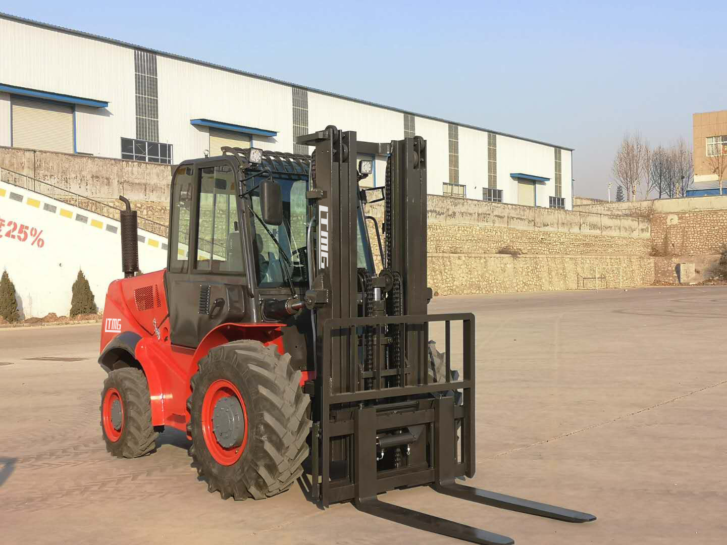 LTMG 5ton rough terrain forklift 2WD 4WD all terrain forklift with ce