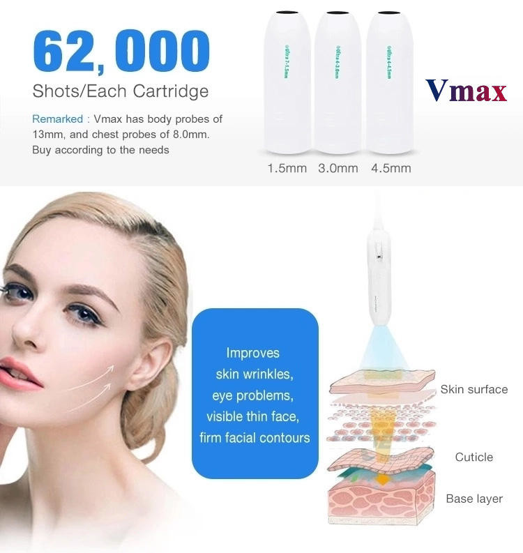 Breast Pulling 4D HIFU Anti Wrinkle Machine 12 Lines HIFU Power V Max Lift