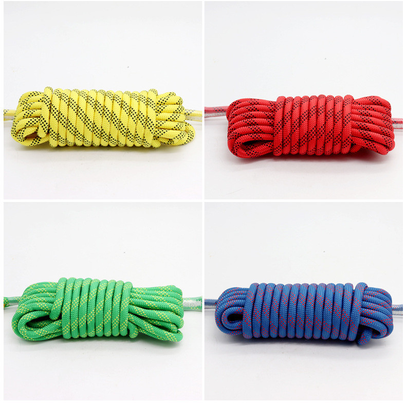 2000lbs Nylon Climbing Rope Cord High Strength Nylon Static Rope Cord Lightweight Cord