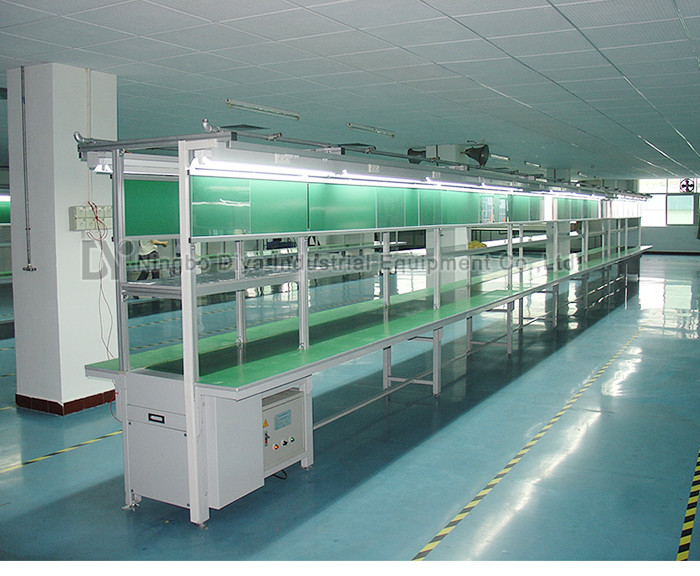 Customized Production Line Conveyor Systems , Antistatic Assembly Line Worktable