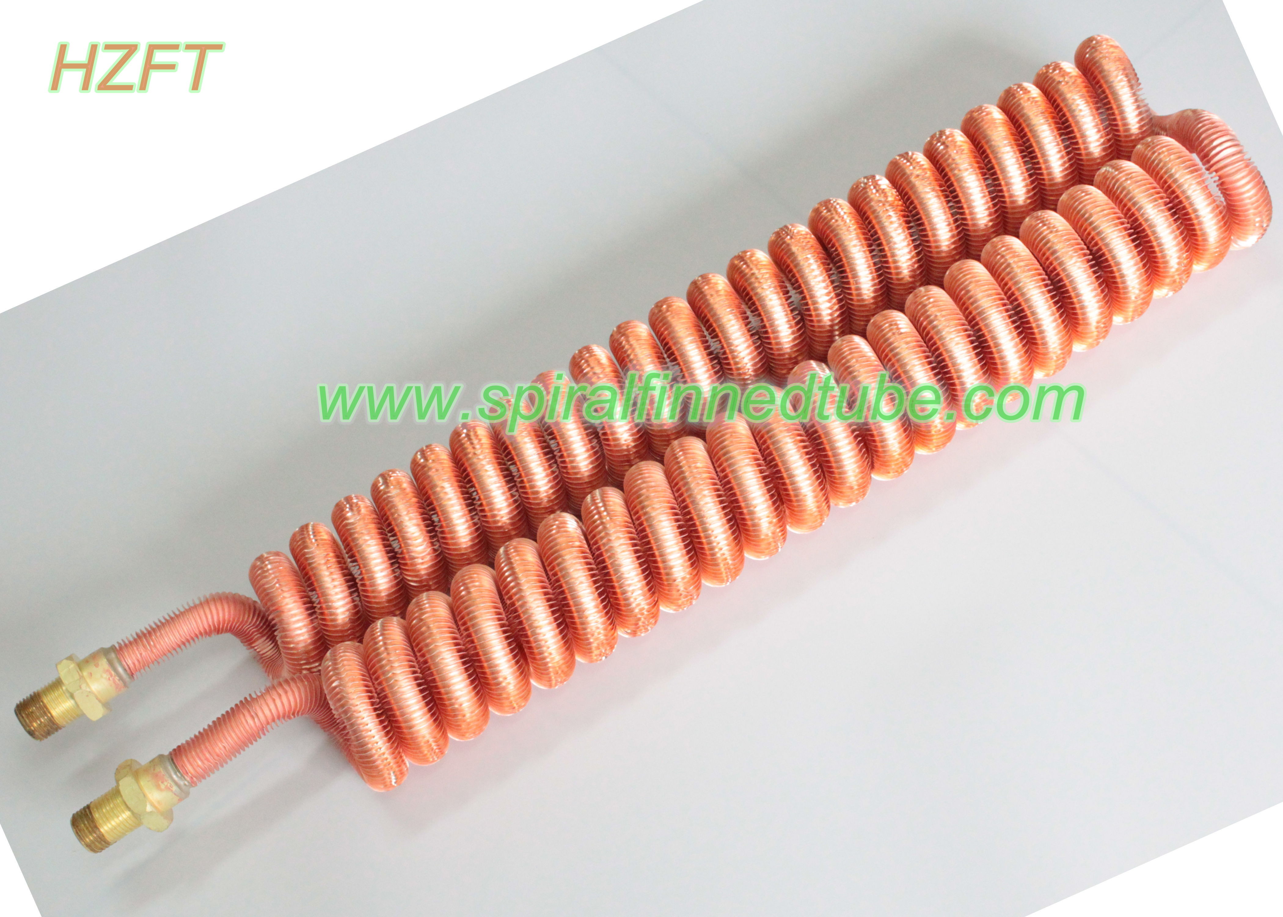 Compact Designed Finned Tube Coil As Oil Cooler And Water Heater