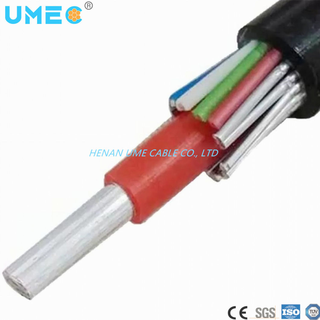 Cross Link Polyethylene Insulation Poly Vinyl Chloride Stranded Copper Conductor Concentric Cable