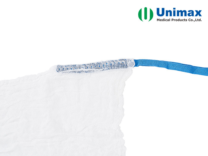 White Blue 45x45 Sterile Lap Sponges
