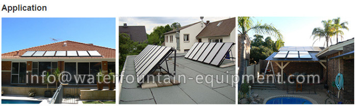 Rigid Inground Swimming Pool Heaters With Solar Controller 1.6m X 0.7m X 0.07m