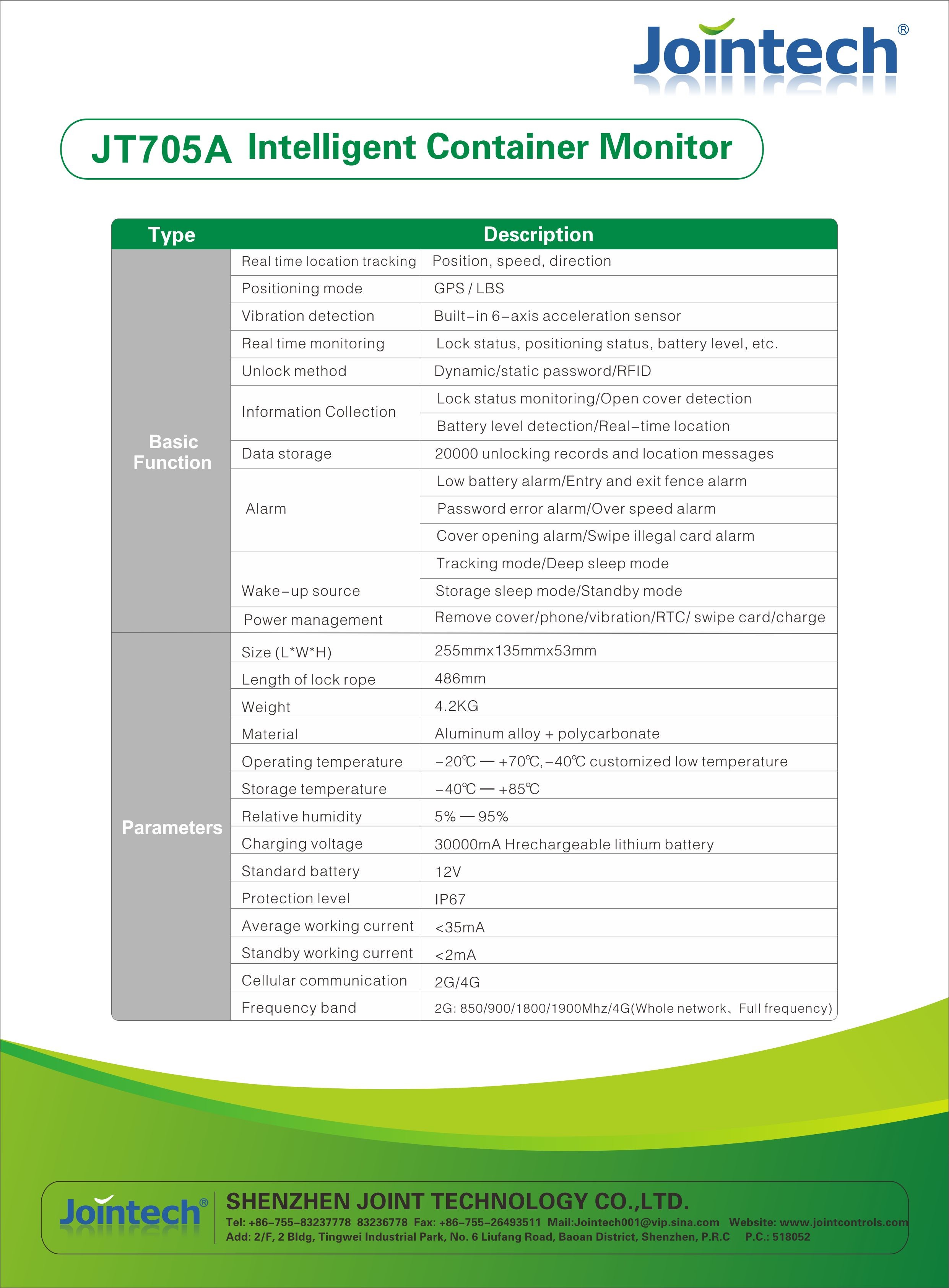 IP68 4G Cold Chain Temperature Monitoring Devices Wireless