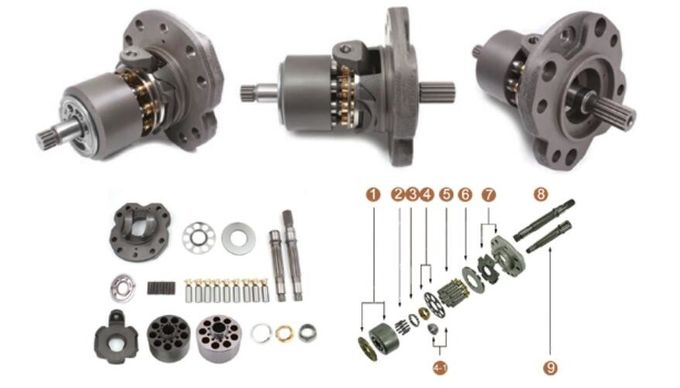 M5X130CHB Hydraulic Repair Parts Swing Motor Rotary Group For SE210-9 Shantui Excavator