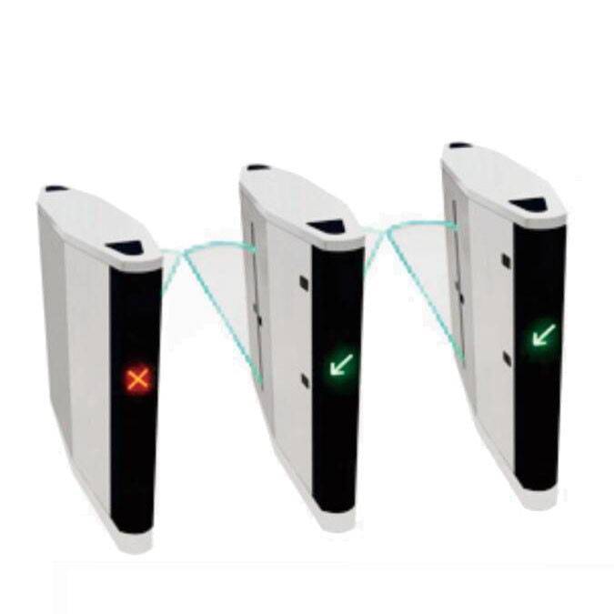 Controlled Access Turnstile Flap Barrier Gate for Subway and Metro