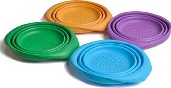 Silicone manufacturer Silicone Kitchen ware Foldaway silicone steamer SK-005