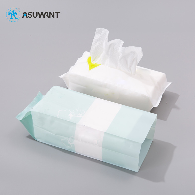 Gravure Printing 110 Mic Wet Tissue Gusset k Bag