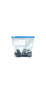 These zipper bags for food retain the flavor and freshness of foods by creating an air-tight seal.