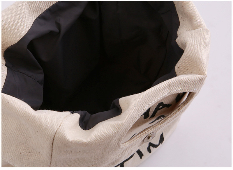 Custom Print Portable Cooler Foldable Canvas Lunch Bag