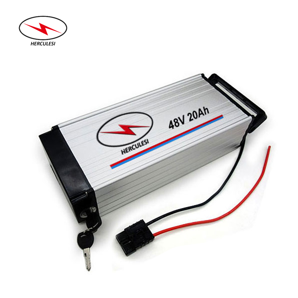 1000 Cycles 48V 20Ah 30Ah 2000W Rear Rack Ebike Battery