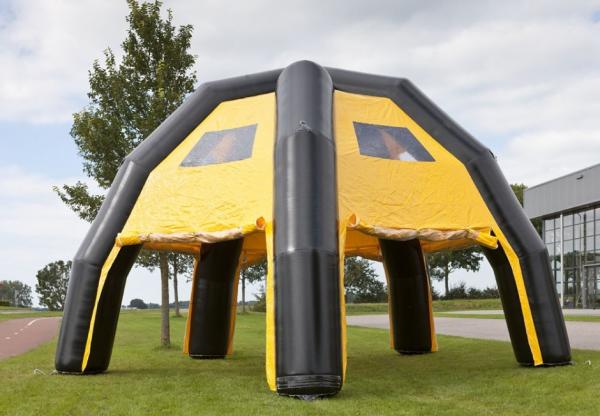 Quality Water Proof Black / Yellow Inflatable Spider Tent For Advertise , 6.8*6.8*4.8m for sale