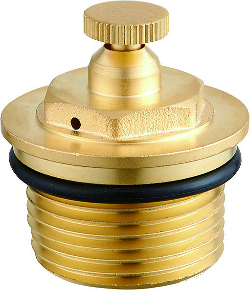 6003 Manifold Parts Manually Operated Brass Air-Vent long Male Threaded with EPDM O-ring for Hot Forged Main Passage​