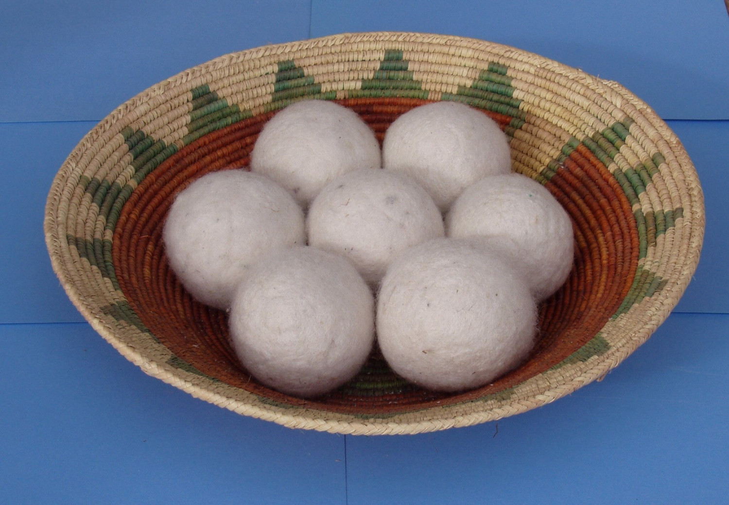 china factory Colored Pure Genuine 6-Pack XL 100% Wool Dryer Balls