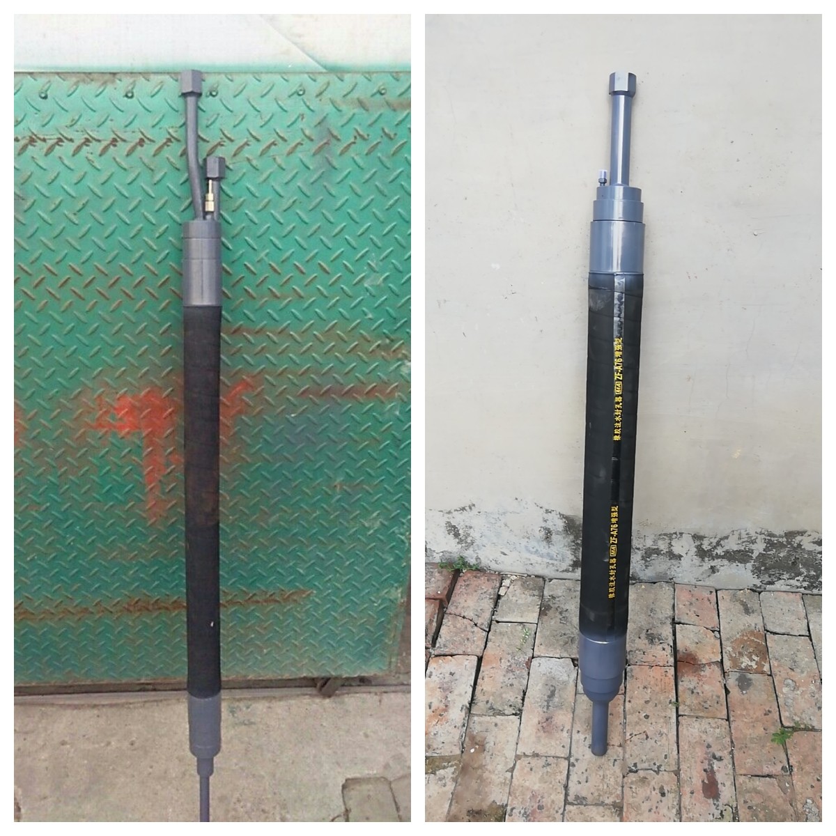 Borehole Grouting Inflatable Packer Inflated with Air Water