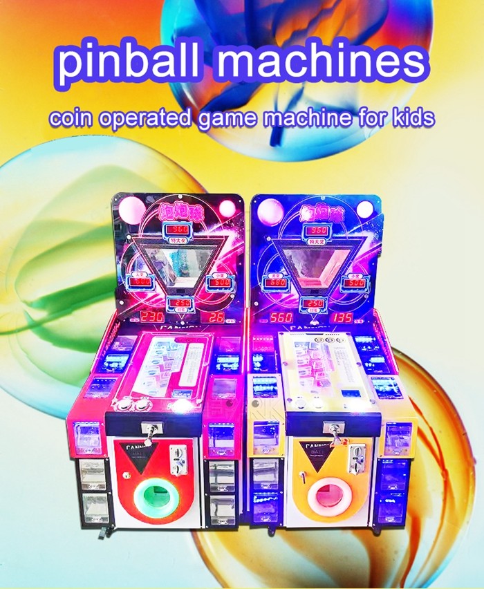 100W Coin Operated Amusement Arcade Machine Cannonball Kids Game Machine